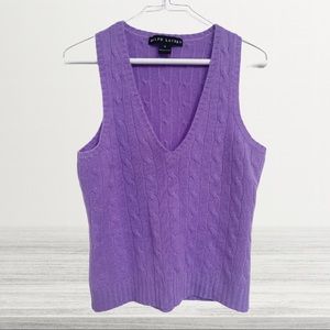 Ralph Lauren Women’s Cashmere Vest